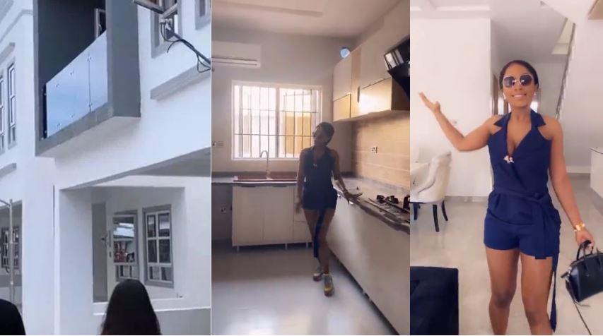BBNaija 2019 winner Mercy shows off the interior of her new acquired duplex (video)