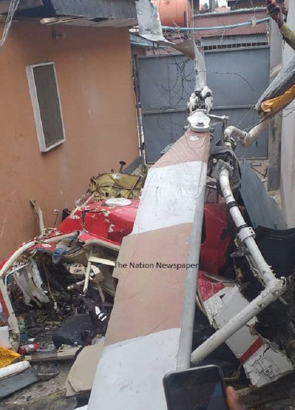 AIB begins probe of Lagos Copter Crash, as two are confirmed dead
