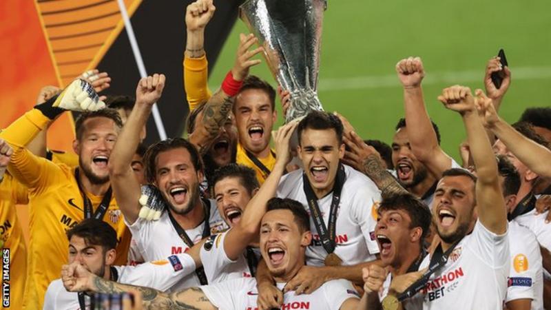 Sevilla beat Inter to claim sixth Europa League trophy