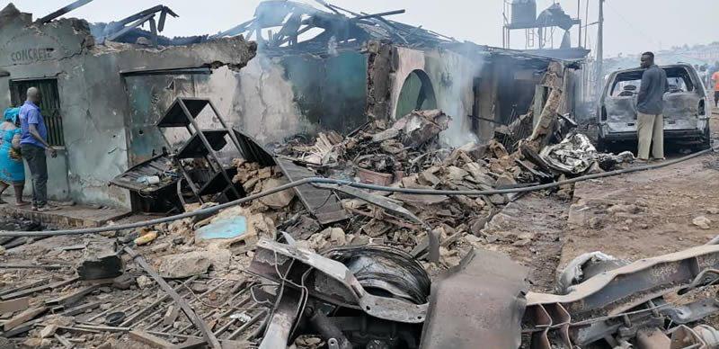 Several injured as gas explodes in Lagos community