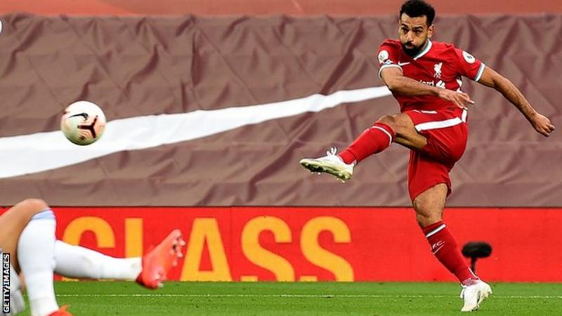 Mohamed Salah’s hat-trick sees Liverpool dismantle hard-fighting Leeds