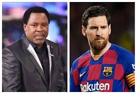 Don't leave Barcelona bitter, offended, TB Joshua tells Messi