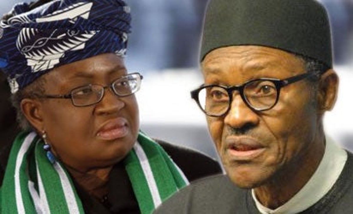 Just In: Buhari, Okonjo-Iweala meet in Aso Rock