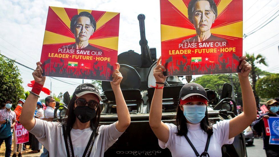 Myanmar military threaten protesters with 20 years jail term