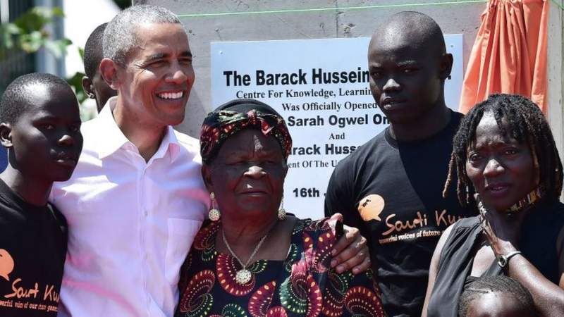 Barack Obama's Kenyan grandmother dies at 99