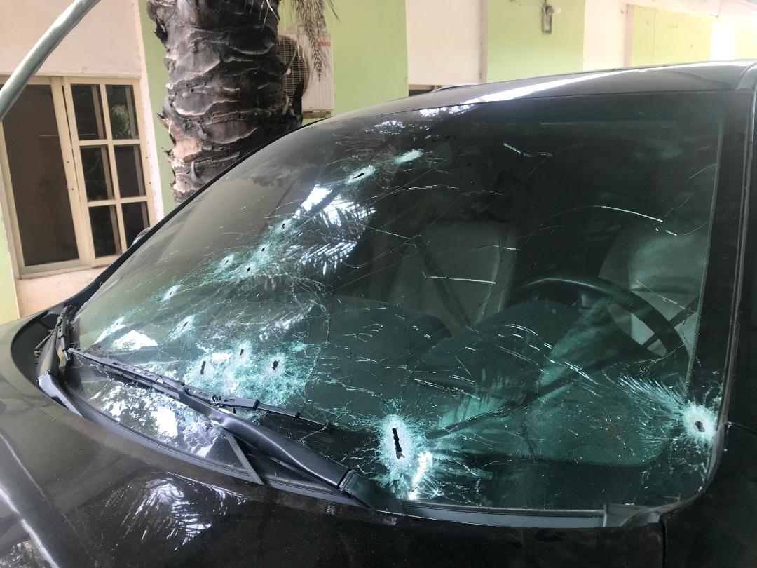 Gunmen attack Kaduna monarch’s convoy, riddle car with bullets